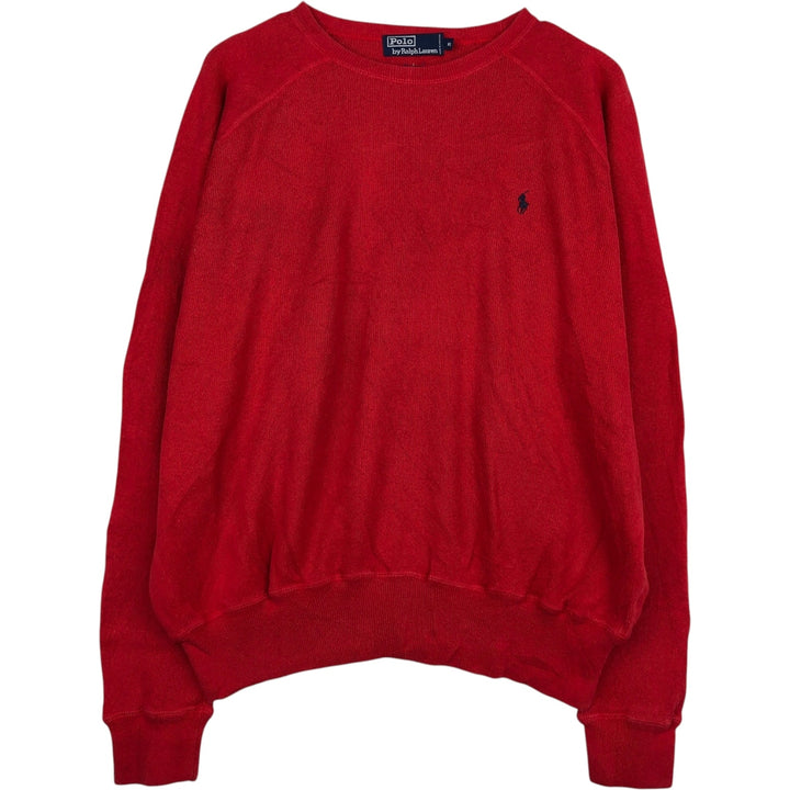 Ralph Lauren POLO by Ralph Lauren Cotton Knit Sweater Men's XL cotton red type Vintage Second Hand