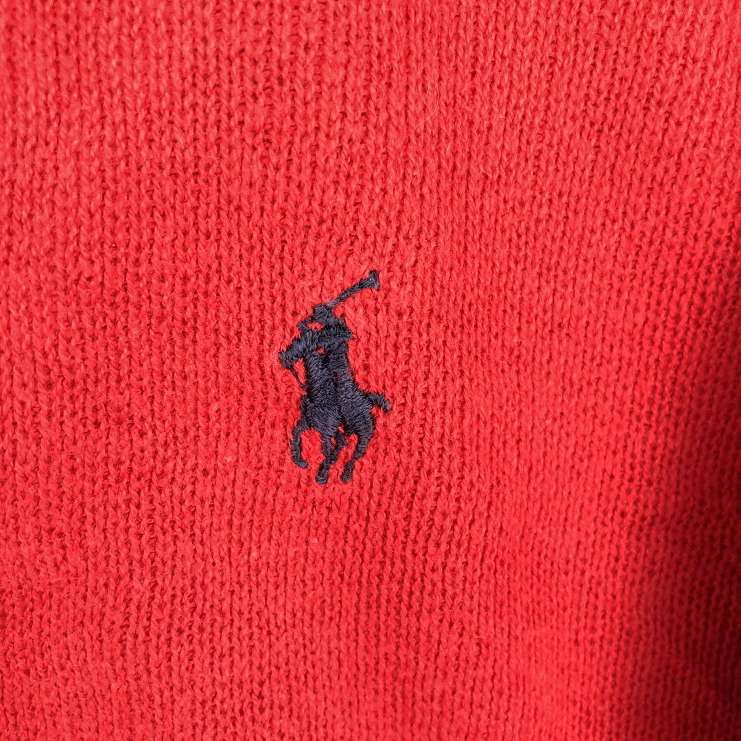 Ralph Lauren POLO by Ralph Lauren Cotton Knit Sweater Men's XL cotton red type Vintage Second Hand