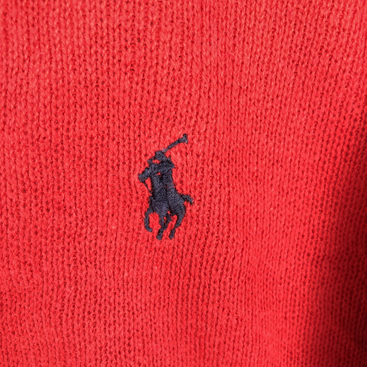 Ralph Lauren POLO by Ralph Lauren Cotton Knit Sweater Men's XL cotton red type Vintage Second Hand