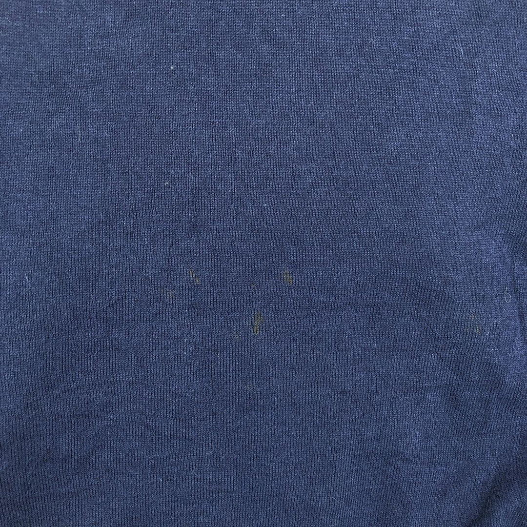 Ralph Lauren POLO RALPH LAUREN Cashmere Blend Cotton Knit Sweater, Men's Size XL (approx.) cotton navy blue type Vintage Second Hand
