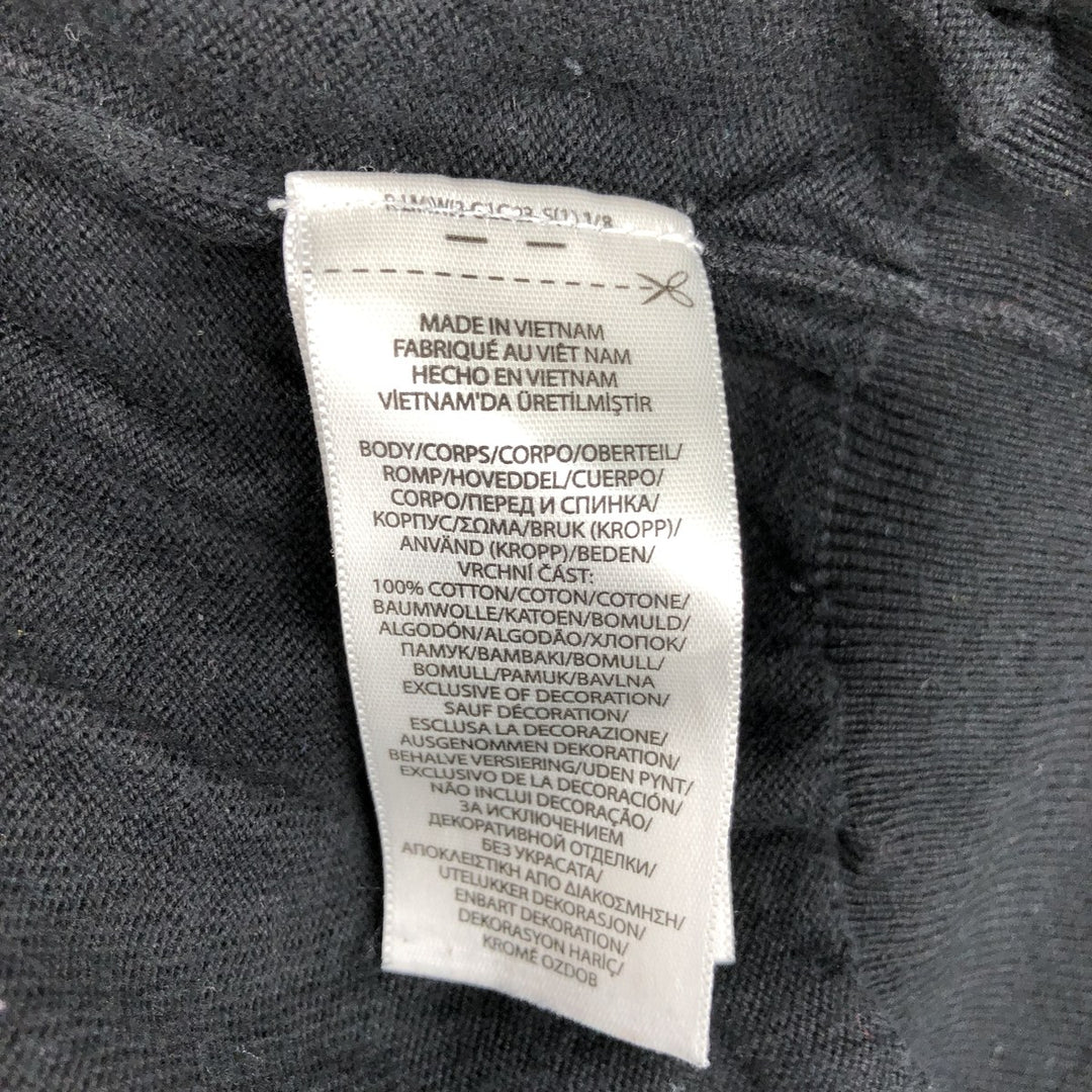 Ralph Lauren POLO RALPH LAUREN V-neck cotton knit sweater, men's size XL cotton black type Vintage Second Hand