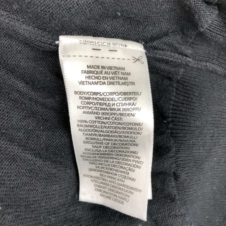 Ralph Lauren POLO RALPH LAUREN V-neck cotton knit sweater, men's size XL cotton black type Vintage Second Hand