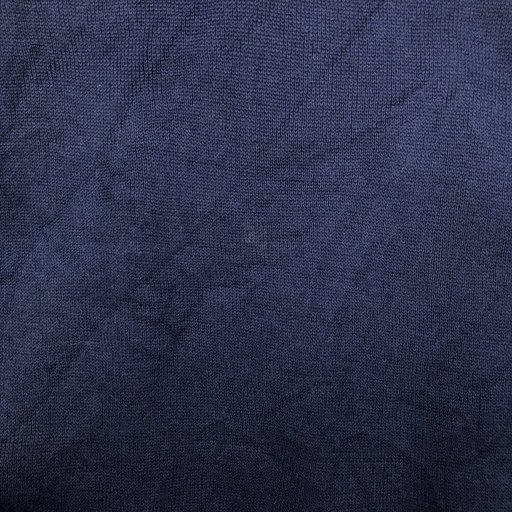 Ralph Lauren POLO GOLF cotton knit sweater, men's size L (approx.) cotton navy blue type Vintage Second Hand