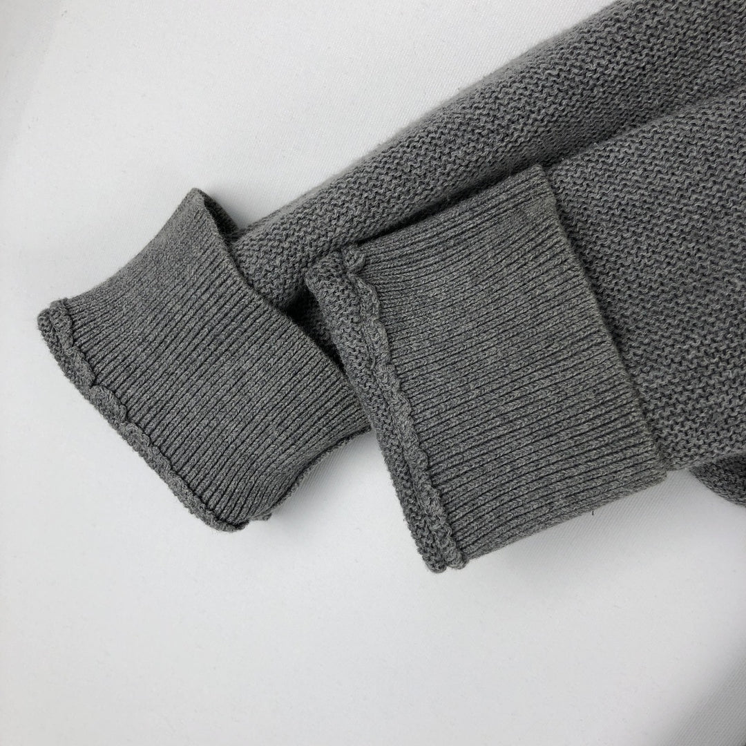 Ralph Lauren POLO by Ralph Lauren V-neck Pima cotton knit sweater, men's size L cotton gray type Vintage Second Hand