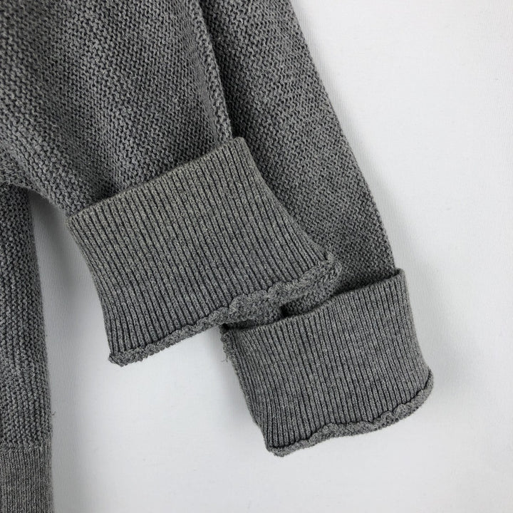 Ralph Lauren POLO by Ralph Lauren V-neck Pima cotton knit sweater, men's size L cotton gray type Vintage Second Hand