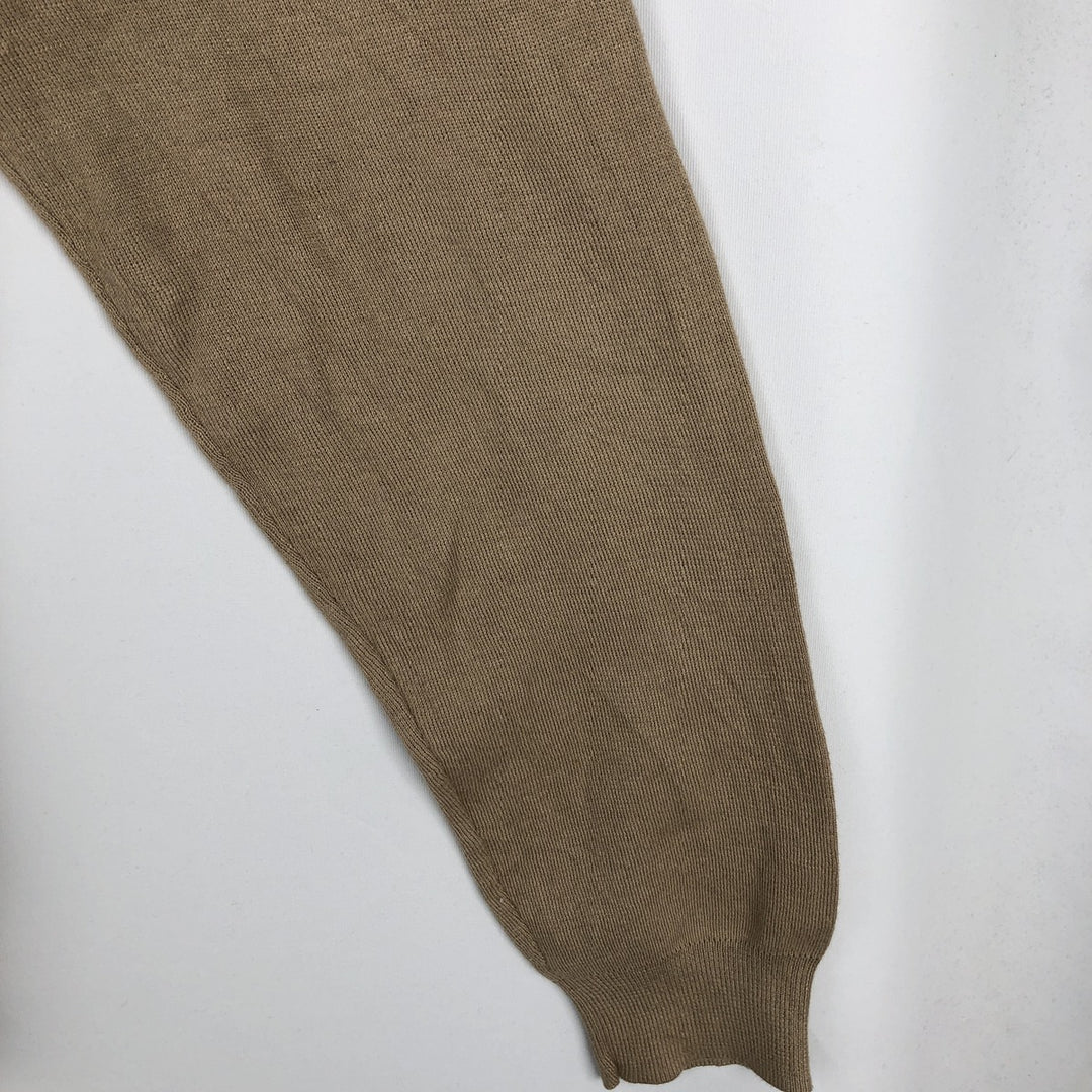 Ralph Lauren POLO by Ralph Lauren V-neck Pima cotton knit sweater, men's size M Pima Cotton Beige type Vintage Second Hand