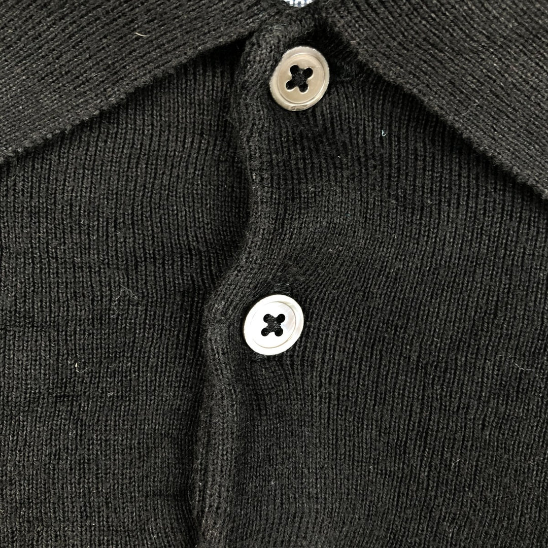 Ralph Lauren POLO by Ralph Lauren Polo knit sweater, men's size L Pima Cotton black type Vintage Second Hand