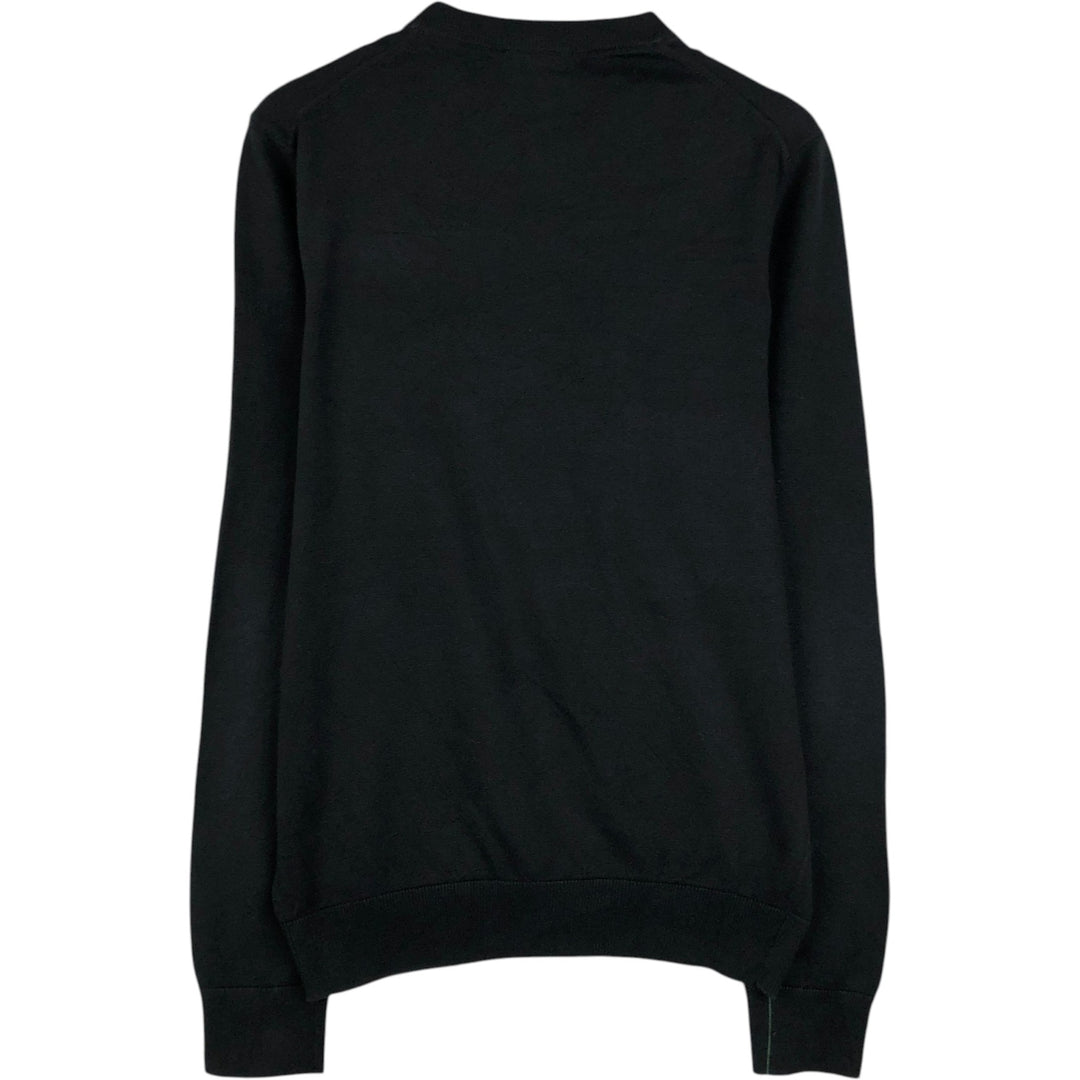 Lacoste CLASSIC FIT Cotton Knit Sweater, Men's Size M (approx.) cotton black type Vintage Second Hand