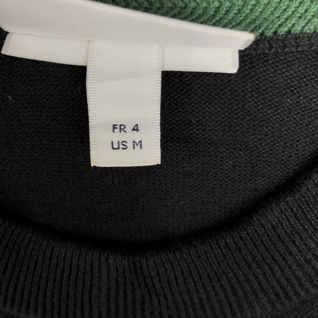 Lacoste CLASSIC FIT Cotton Knit Sweater, Men's Size M (approx.) cotton black type Vintage Second Hand