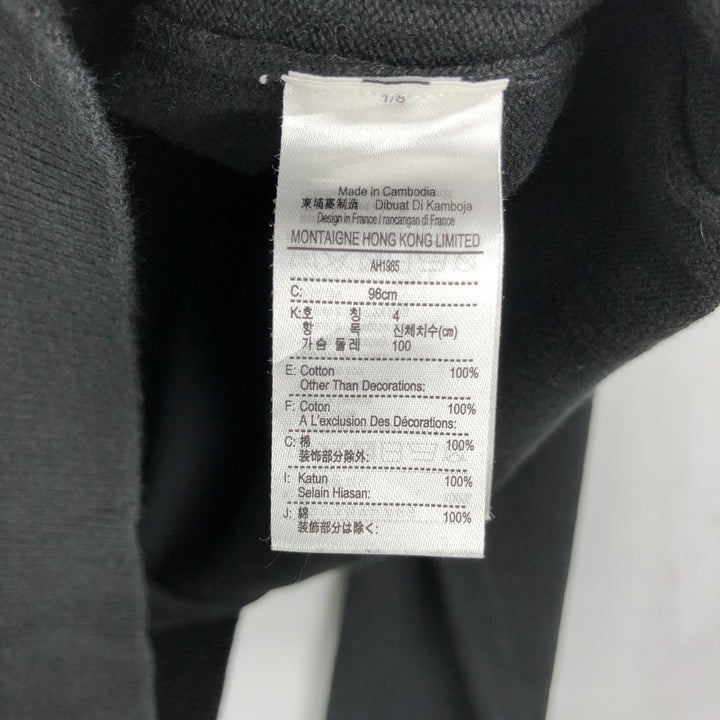 Lacoste CLASSIC FIT Cotton Knit Sweater, Men's Size M (approx.) cotton black type Vintage Second Hand