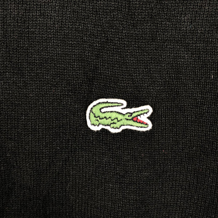 Lacoste CLASSIC FIT Cotton Knit Sweater, Men's Size M (approx.) cotton black type Vintage Second Hand