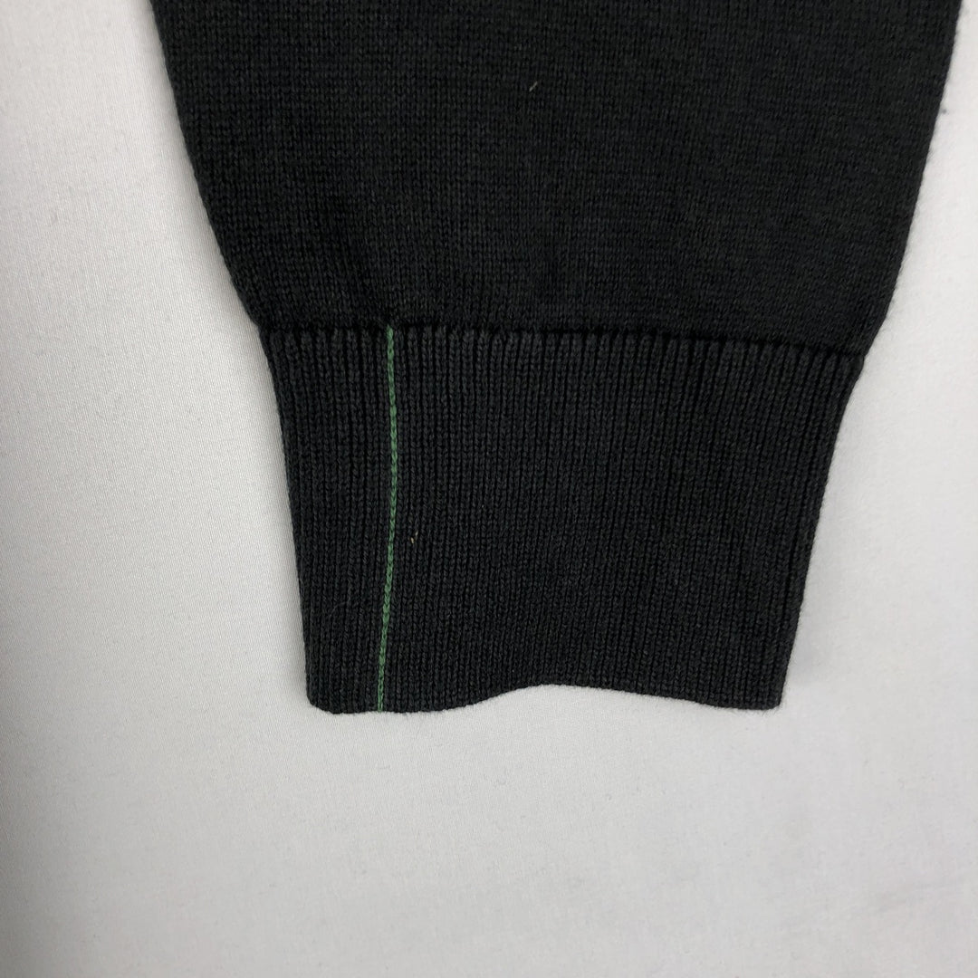 Lacoste CLASSIC FIT Cotton Knit Sweater, Men's Size M (approx.) cotton black type Vintage Second Hand
