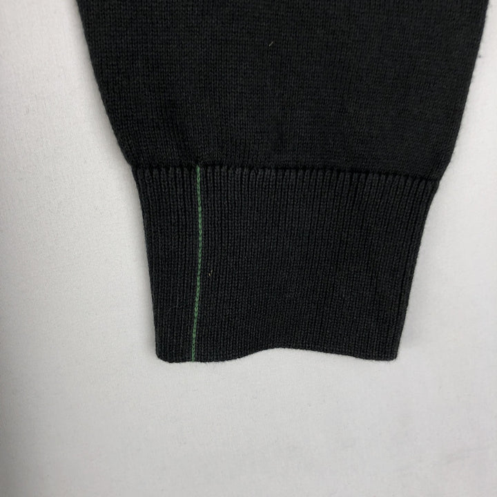Lacoste CLASSIC FIT Cotton Knit Sweater, Men's Size M (approx.) cotton black type Vintage Second Hand