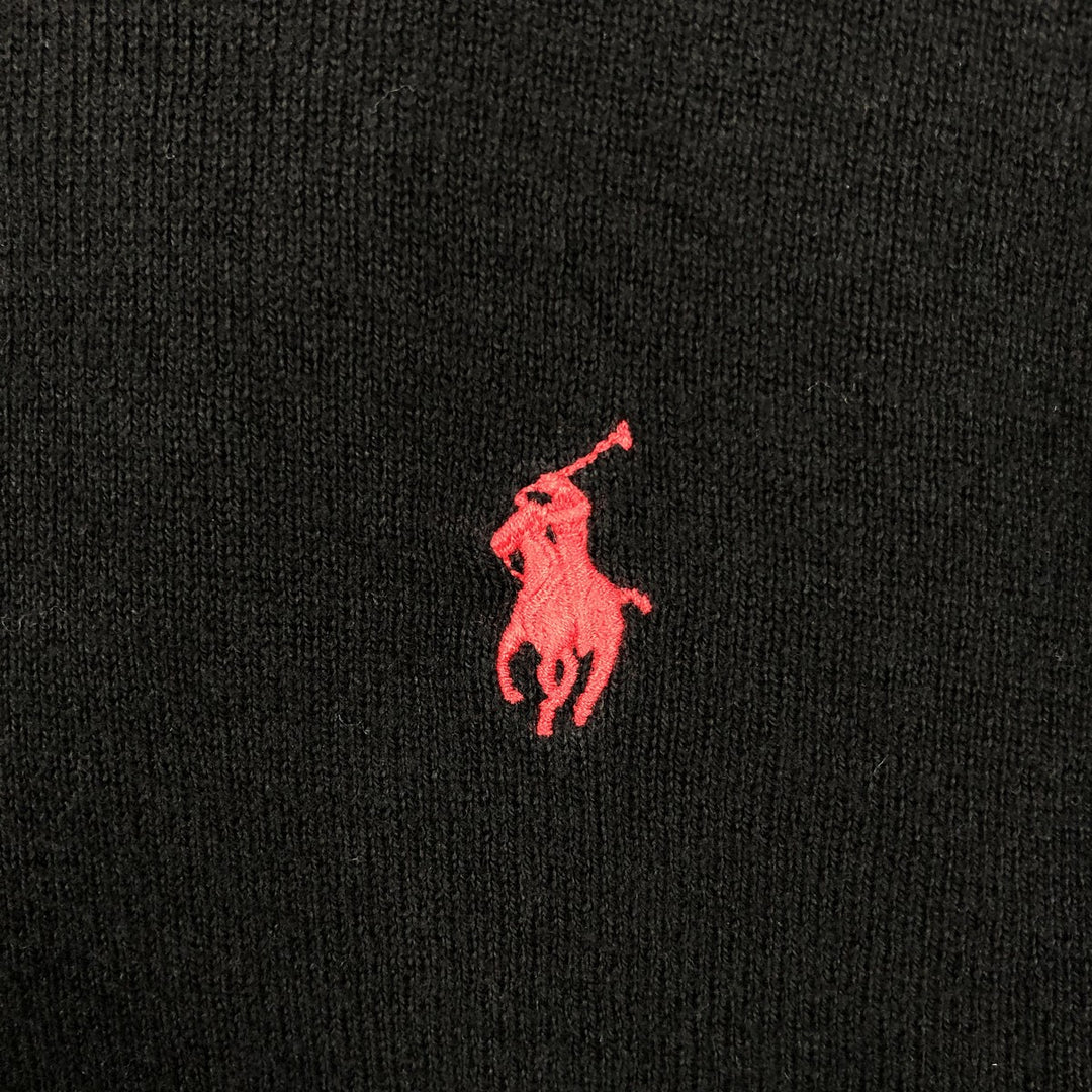 Ralph Lauren POLO by Ralph Lauren Cotton Knit Sweater Men's XL cotton black type Vintage Second Hand