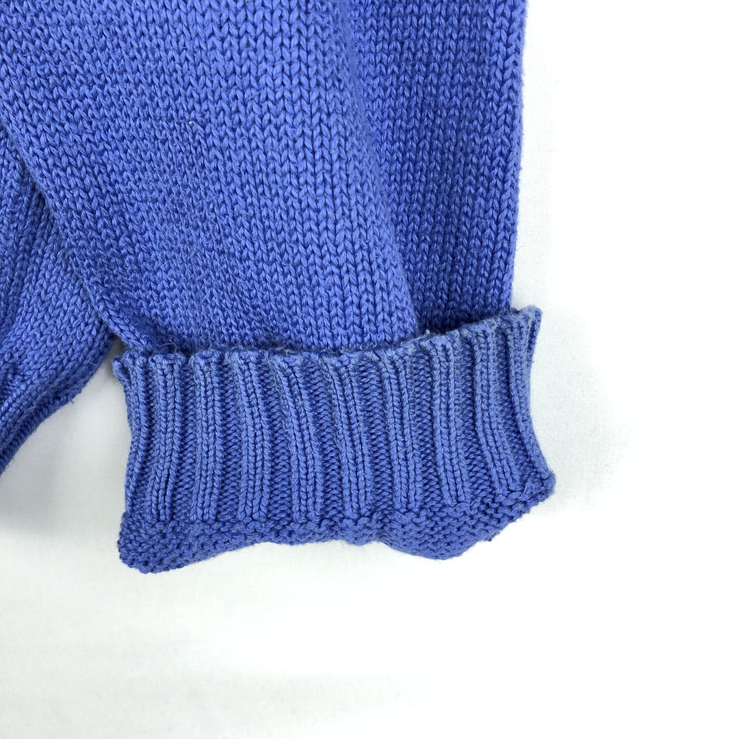 Ralph Lauren POLO by Ralph Lauren Cotton Knit Sweater Men's XL cotton Blue type light blue Vintage Second Hand