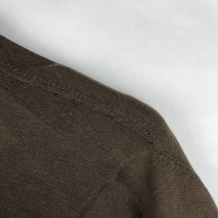 Burberry's BURBERRY LONDON knit sweater, men's size XL (approx.) cotton brown type Vintage Second Hand