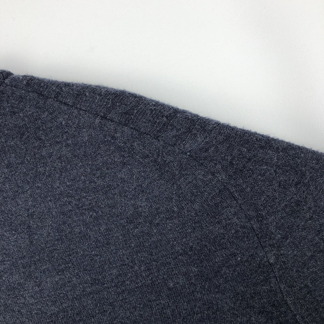 70s-80'S Lacoste IZOD V-neck knit sweater, men's size XL equivalent, vintage. unclear navy blue type Vintage Second Hand