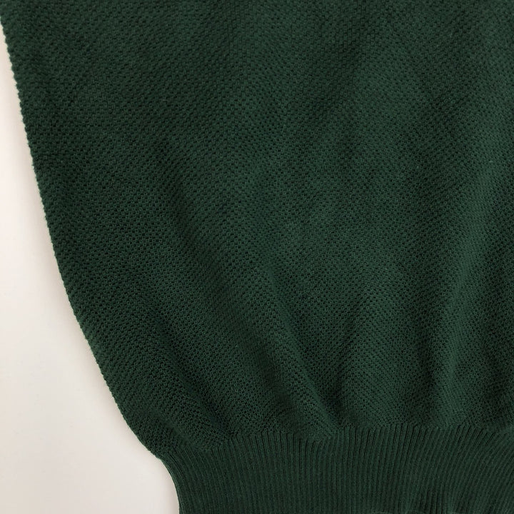 Ralph Lauren POLO by Ralph Lauren Polo knit sweater, men's size L cotton Green type dark green Vintage Second Hand