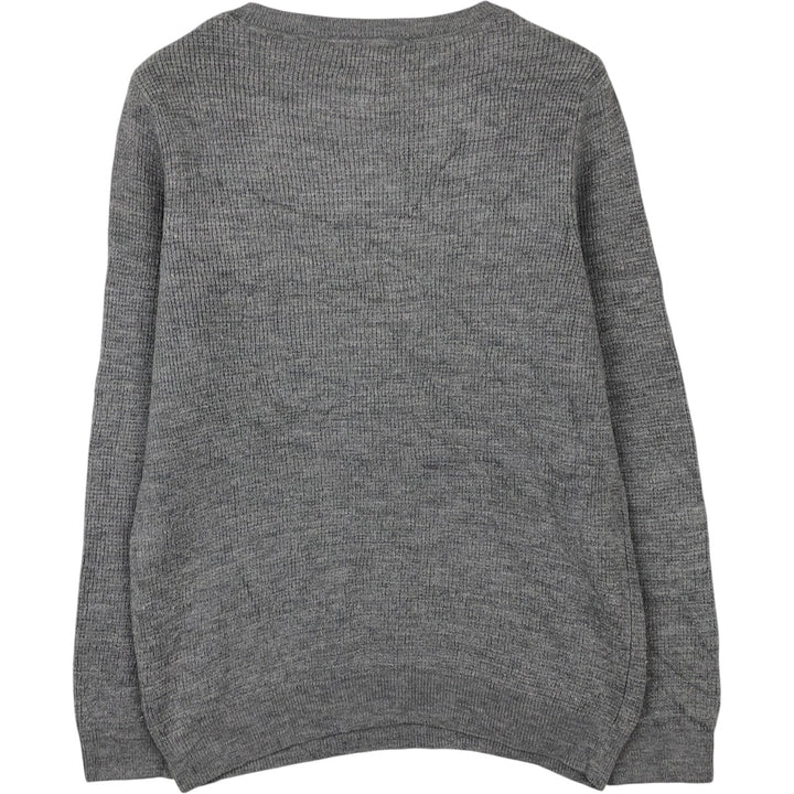 Patagonia 50535FA15 Merino Wool Knit Sweater, Men's Size L (approx.) Merino wool gray type Vintage Second Hand