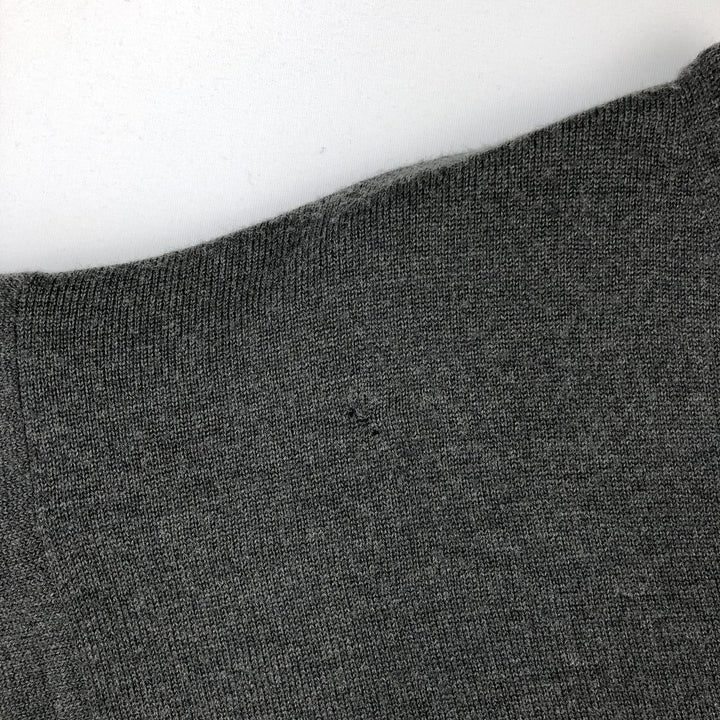 Burberry's BURBERRYS OF LONDON V-neck merino wool knit sweater, men's size L (approx.) Merino wool gray type Vintage Second Hand