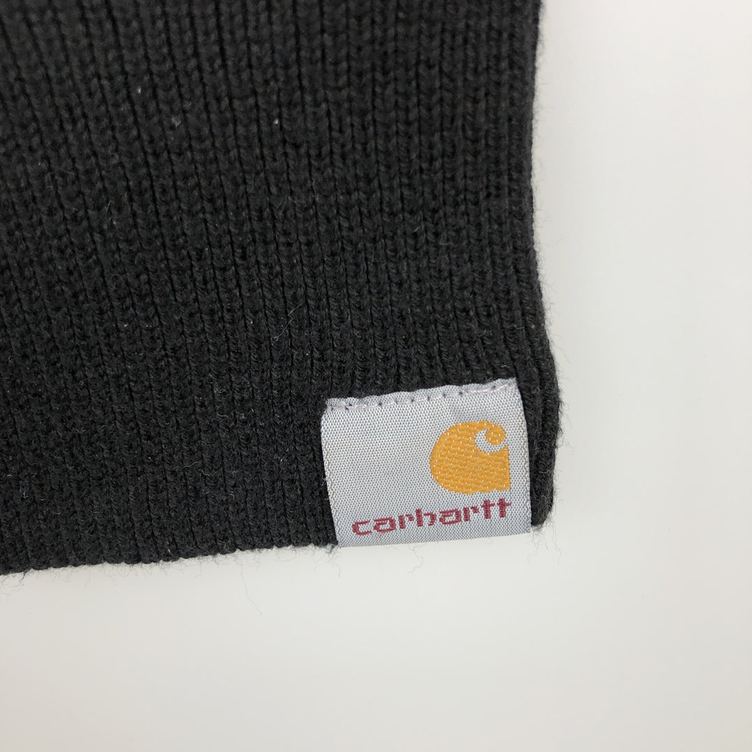 Carhartt Border Pattern Cotton Knit Sweater, Men's Size S (approx.) cotton black type Vintage Second Hand