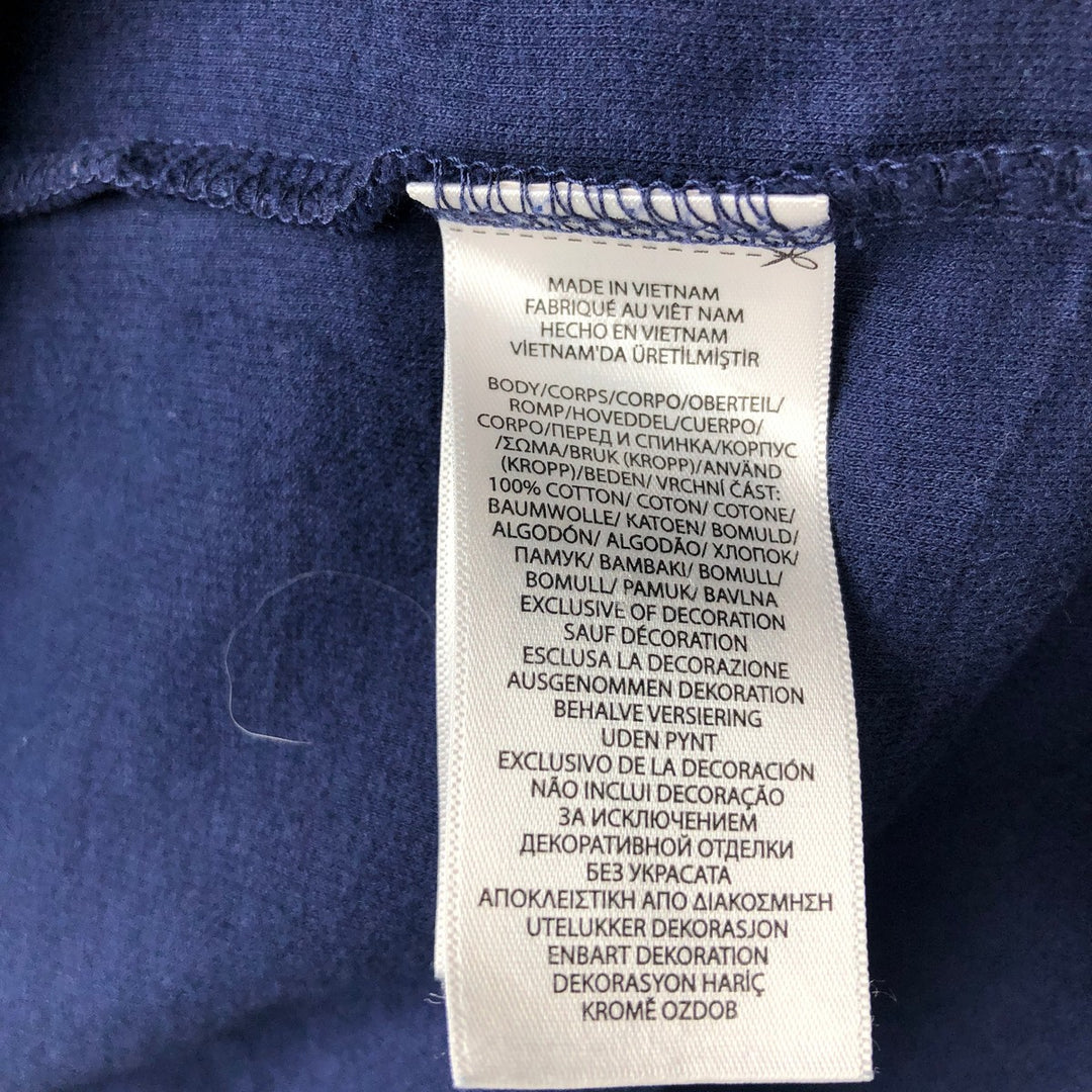 Ralph Lauren POLO RALPH LAUREN ESTATE RIB Cotton Knit Half-Zip Sweater, Men's Size L cotton navy blue type Vintage Second Hand