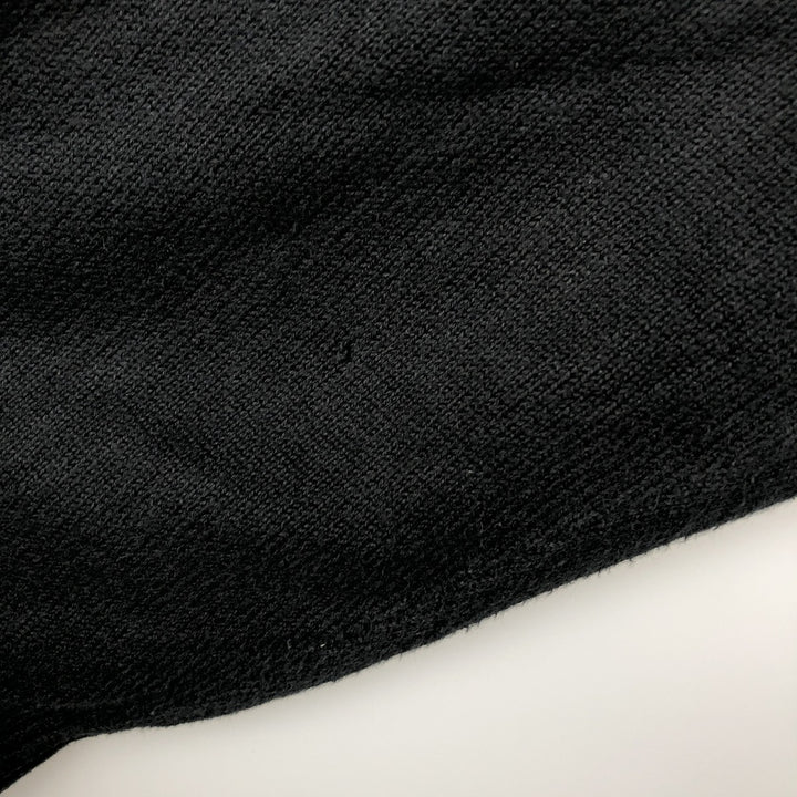 Lacoste LACOSTE France Design Cotton Knit Half-Zip Sweater, Size 6 (Men's XL equivalent) cotton black type Vintage Second Hand
