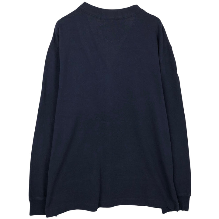Ralph Lauren POLO by Ralph Lauren pique cardigan, men's size XXL equivalent. unclear navy blue type Vintage Second Hand