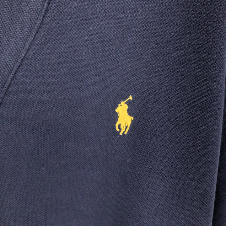 Ralph Lauren POLO by Ralph Lauren pique cardigan, men's size XXL equivalent. unclear navy blue type Vintage Second Hand