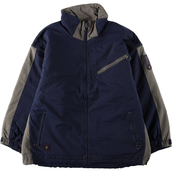 1990'S Columbia CONVERT padded puffer jacket, men's size XL, vintage. Nylon navy blue type Vintage Second Hand