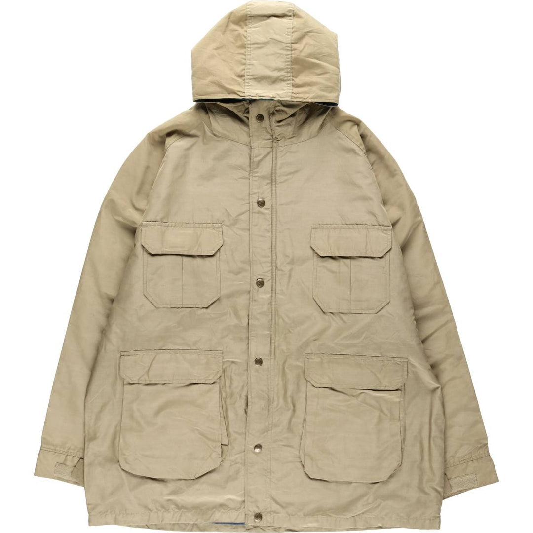 1980'S Woolrich Mountain Parka Shell Jacket, Made in USA, Men's XXL equivalent, Vintage cotton Beige type Vintage Second Hand