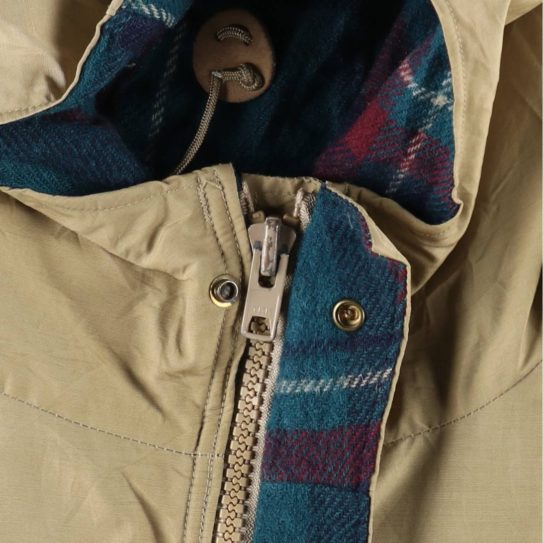 1980'S Woolrich Mountain Parka Shell Jacket, Made in USA, Men's XXL equivalent, Vintage cotton Beige type Vintage Second Hand