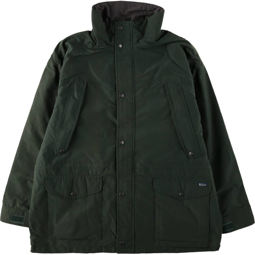 90s-00'S Woolrich Mountain Jacket Shell Jacket Men's XL (approx.) cotton Khaki type Vintage Second Hand