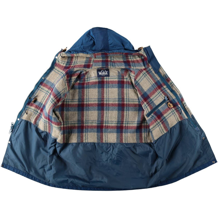 1980'S Woolrich Mountain Parka Shell Jacket, Men's Size XL (Equivalent), Vintage unclear navy blue type Vintage Second Hand