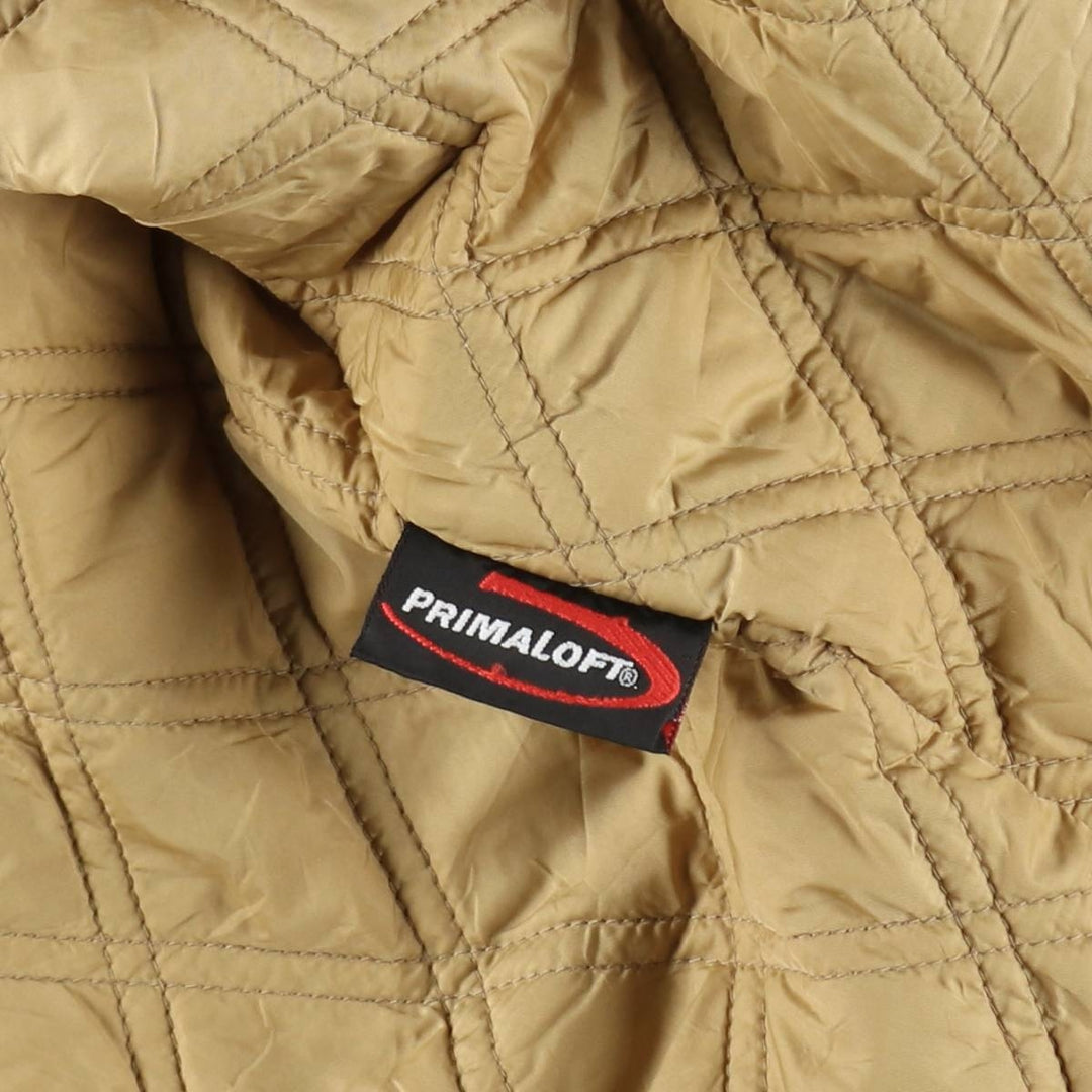 90'S LLBean padded hunting jacket, XX LARGE (equivalent to men's XXL), vintage. Nylon Khaki type beige Vintage Second Hand