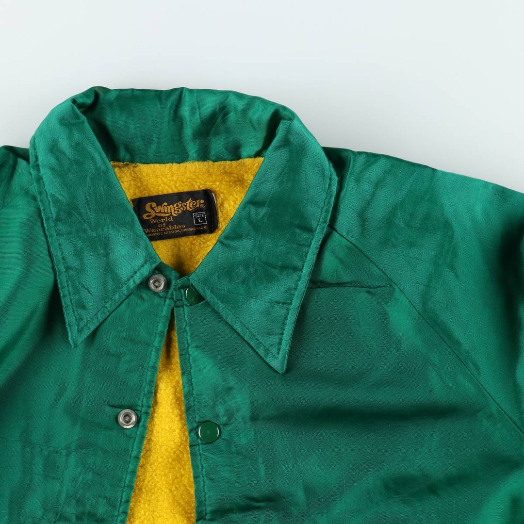 Swingster Coach Jacket, Men's Size L (approx.), Vintage unclear green type Vintage Second Hand