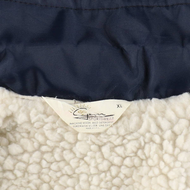 70s-80'S Gem Sportswear Coach Jacket, Made in USA, Men's XL equivalent. unclear navy blue type Vintage Second Hand