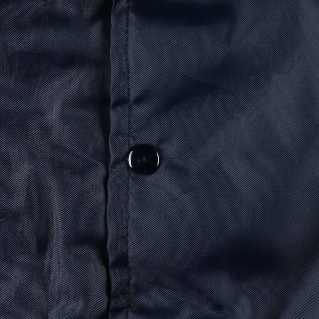 70s-80'S Gem Sportswear Coach Jacket, Made in USA, Men's XL equivalent. unclear navy blue type Vintage Second Hand