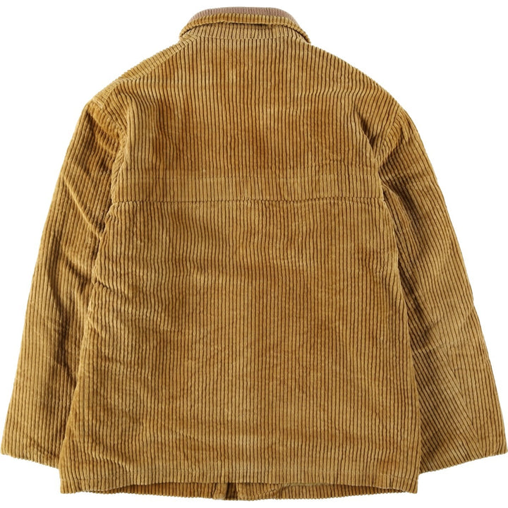 PRENDA SELECTA Wide-Wale Padded Corduroy Jacket, Men's Size M (Equivalent), Vintage unclear Beige type Vintage Second Hand