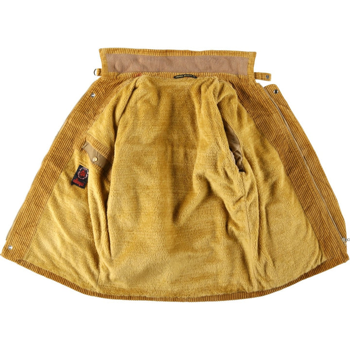PRENDA SELECTA Wide-Wale Padded Corduroy Jacket, Men's Size M (Equivalent), Vintage unclear Beige type Vintage Second Hand