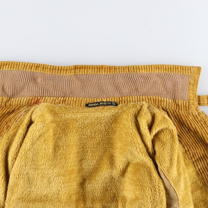 PRENDA SELECTA Wide-Wale Padded Corduroy Jacket, Men's Size M (Equivalent), Vintage unclear Beige type Vintage Second Hand