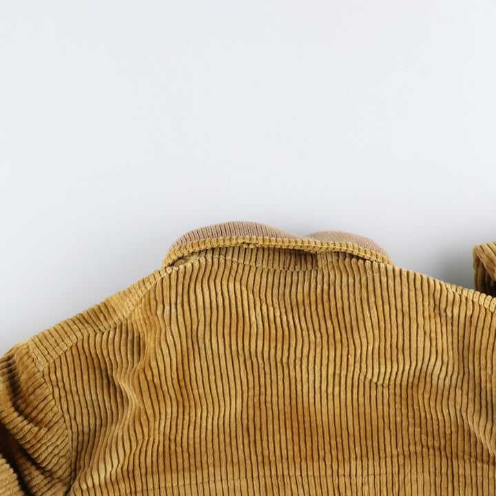 PRENDA SELECTA Wide-Wale Padded Corduroy Jacket, Men's Size M (Equivalent), Vintage unclear Beige type Vintage Second Hand