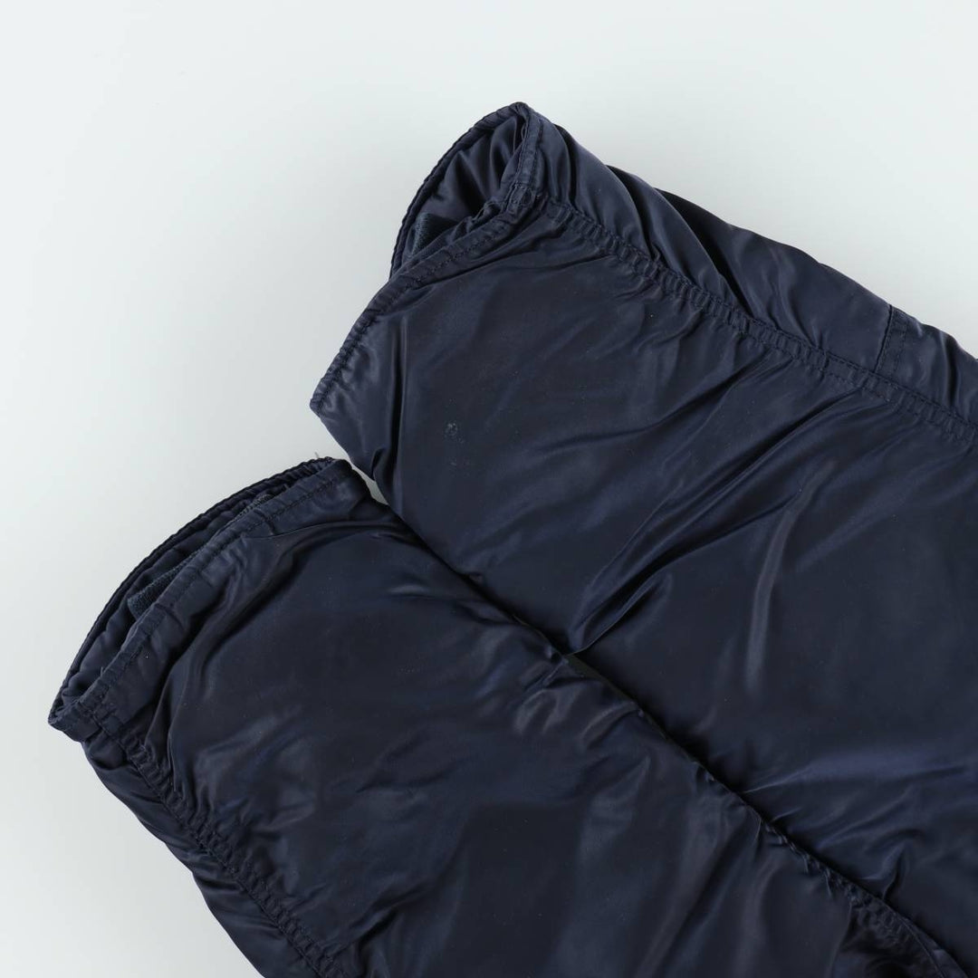 Civilian-grade Alpha Industries N-2B type padded military flight jacket, men's size M equivalent. Nylon navy blue type Vintage Second Hand