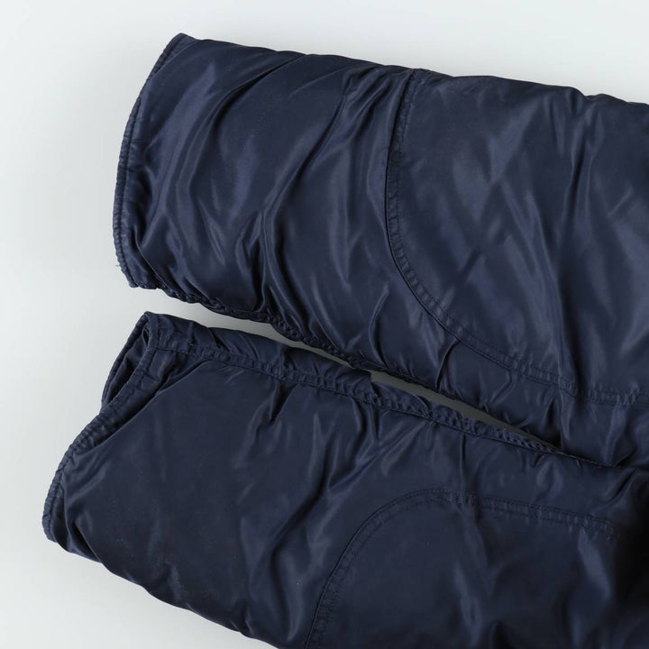 Civilian-grade Alpha Industries N-2B type padded military flight jacket, men's size M equivalent. Nylon navy blue type Vintage Second Hand