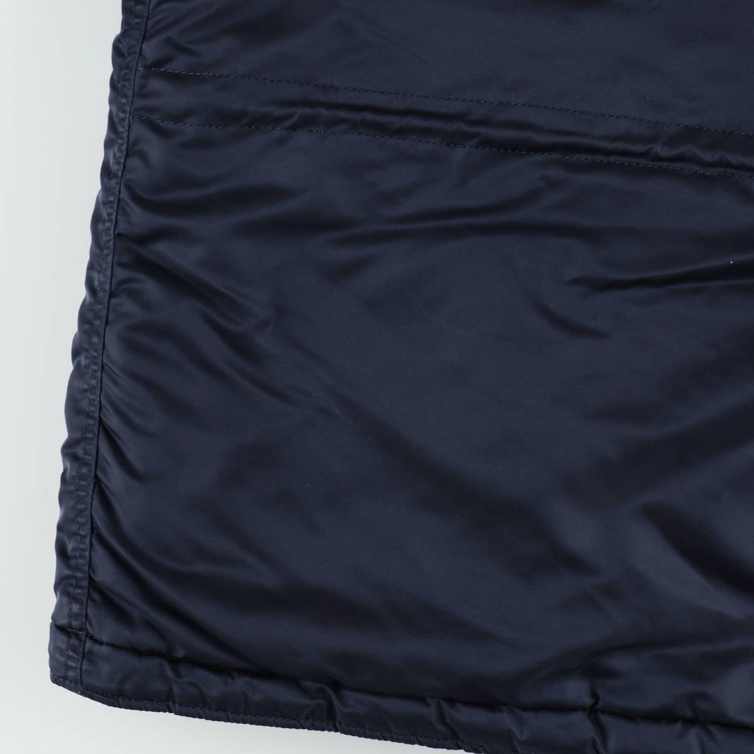 Civilian-grade Alpha Industries N-2B type padded military flight jacket, men's size M equivalent. Nylon navy blue type Vintage Second Hand