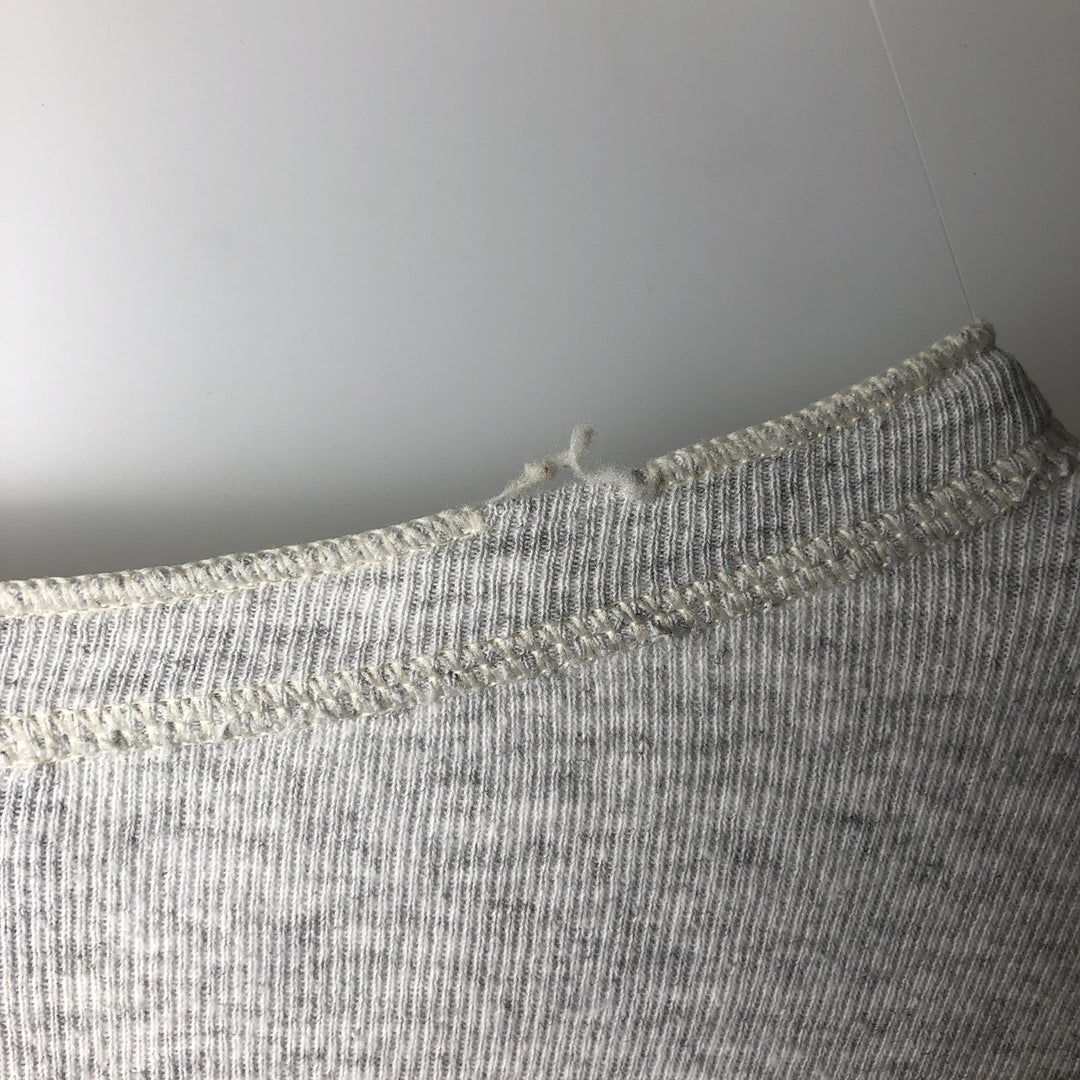 90'S Harley-Davidson Motorcycle Henley Neck Thermal Long-Sleeve T-Shirt, Made in USA, Men's Size L (Equivalent), Vintage cotton gray type Vintage Second Hand