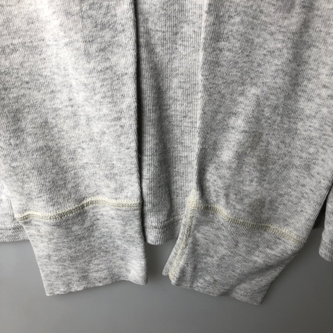 90'S Harley-Davidson Motorcycle Henley Neck Thermal Long-Sleeve T-Shirt, Made in USA, Men's Size L (Equivalent), Vintage cotton gray type Vintage Second Hand