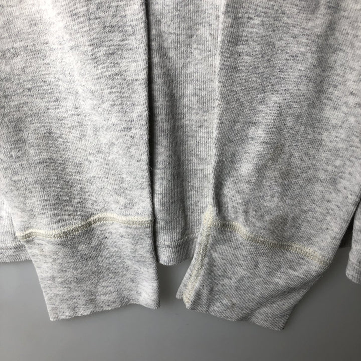 90'S Harley-Davidson Motorcycle Henley Neck Thermal Long-Sleeve T-Shirt, Made in USA, Men's Size L (Equivalent), Vintage cotton gray type Vintage Second Hand