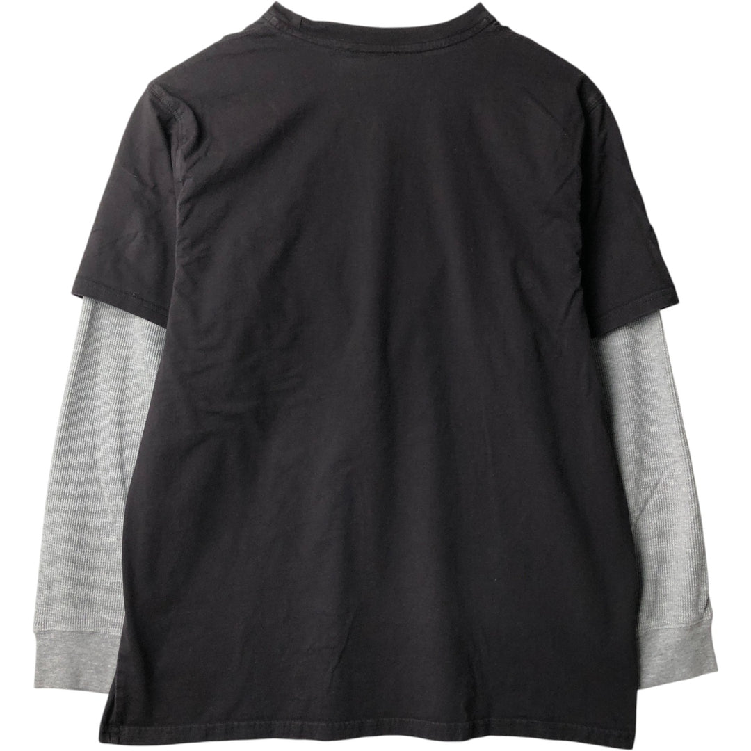 Harley-Davidson Long Sleeve T-Shirt, Men's Size L cotton black type Vintage Second Hand