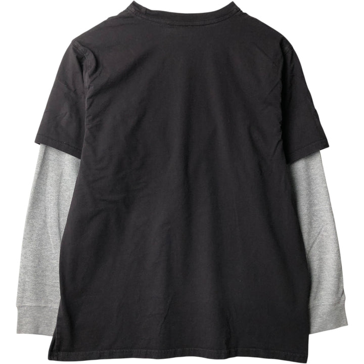 Harley-Davidson Long Sleeve T-Shirt, Men's Size L cotton black type Vintage Second Hand